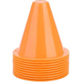Cocoarm Pack of 10 Marker Cones, Football Marker Cones, Traffic Cones, Marker Cones, Training aids, Multifunctional Cones for Children, Football, Equestrian Sports, Home Fitness and Dog Training in Saudi Arabia