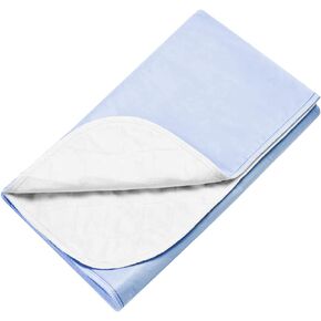 Reusable Bed Underpad - Waterproof & Washable Bed Pad - Absorbent Mattress Protector Pad - Incontinence Bed Pads - Bed Protector Pads (Blue, 18"X24")