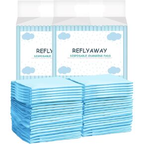 Disposable Underpads 40 Pads, 24" x 24" Chucks Pads Soft Non-Woven Fabric Breathable High Absorbency Waterproof Protective for Kids Adult Puppy Pet Training