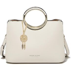 FOXLOVER Satchel Handbags for Women Top-Handle Purse Women's Crossbody Bag