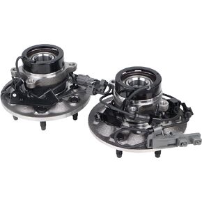 515110 & 515111 Front Wheel Bearing and Hub Assembly Compatible with Chevrolet Colorado 4x4/4WD, GMC Canyon 4x4/4WD 2004-2008, Isuzu i-350 4x4/4WD 2006-2008, 6 Lug w/ABS
