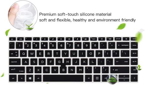غطاء لوحة المفاتيح لـ 2021 2022 HP EliteBook 840 G7 G8 14 بوصة غطاء لوحة مفاتيح الكمبيوتر المحمول، HP EliteBook 845 G8 G7 14 بوصة واقي غطاء لوحة مفاتيح الكمبيوتر المحمول، قوس قزح ملون in Kuwait