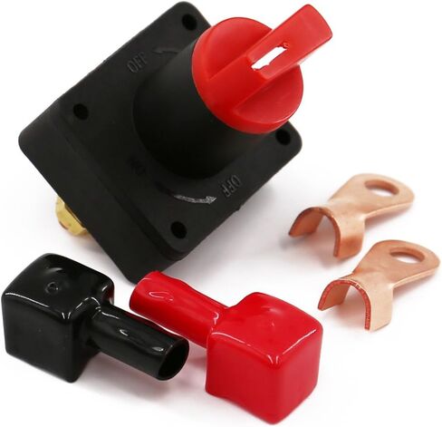 UTSAUTO بطارية مفتاح فصل سيارة فان شاحنة قارب بطارية قطع الطاقة المعزل الدوار قتل على إيقاف التبديل 300A in Kuwait