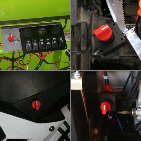 UTSAUTO بطارية مفتاح فصل سيارة فان شاحنة قارب بطارية قطع الطاقة المعزل الدوار قتل على إيقاف التبديل 300A in Kuwait