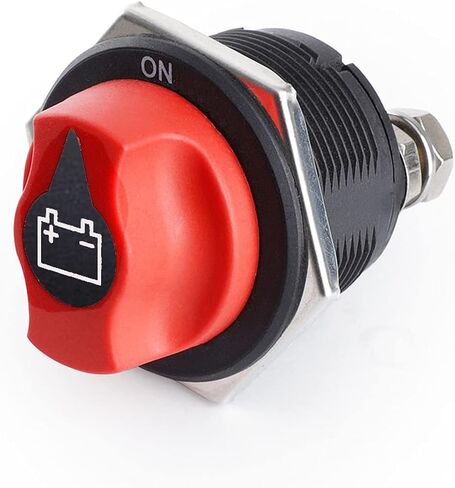 Battery Disconnect Switch Battery Isolator Switch Main Switch 12V-48V Cut Shut Off Isolator Switch Max. 32V DC 100A Cont 150A INT ON-Off Power Switch for Marine Boat Caravan Car Vehicles Yacht Bus in Saudi Arabia