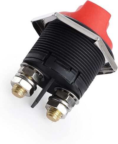 Battery Disconnect Switch Battery Isolator Switch Main Switch 12V-48V Cut Shut Off Isolator Switch Max. 32V DC 100A Cont 150A INT ON-Off Power Switch for Marine Boat Caravan Car Vehicles Yacht Bus in Saudi Arabia