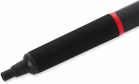rOtring Rapid Pro Retractable Ballpoint Technical Drawing Pen, Medium Point, Blue Ink, Black Full-Metal Body in Saudi Arabia