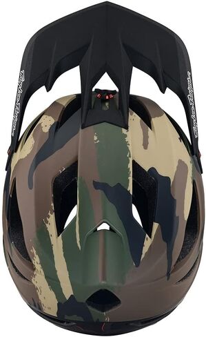 Troy Lee Designs Stage Signature Camo Full Face Mountain Bike Helmet for Max Ventilation Lightweight MIPS EPP EPS Racing Downhill DH BMX MTB - Adult Men Women (Army Green, MD/LG) in Saudi Arabia