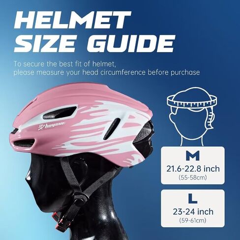 Adult Bike Helmets, Mountain & Road Bicycle Helmets for Men Women, Blue/Grey Lightweight Cycling Helmets with Replacement Liner in Saudi Arabia
