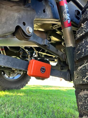 MAMMOTH BOX Magnetic Box-Med 5.25" Hard Case Hide your Keys for the dog sitter around your house, Fobs and GPS Trackers Under Your Vehicle, Phones and Keys on the Boat or Golf Cart. (Medium, Black) in Saudi Arabia