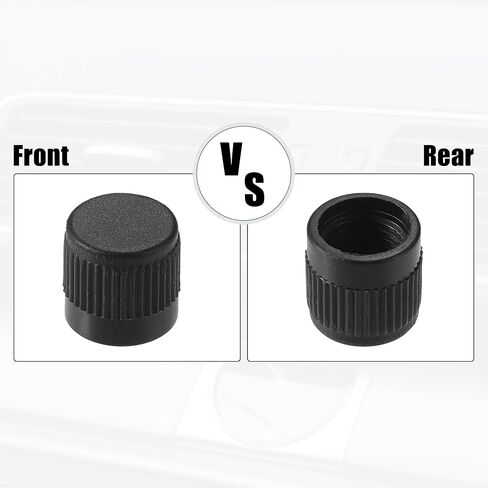 X AUTOHAUX 1 Pcs ID 0.34" Automotive Air Conditioner Valve Caps Air Valve Cap Dust Seal Cover Kit for Car AC System Air Conditioning Repairing ABS Plastic Black in Saudi Arabia