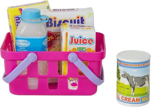 🛒 Products Pretend Play Electronic Cash Register with Realistic Actions & Sounds, Pink in Kuwait