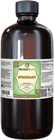 Spikenard (Aralia Racemosa) جليسيريت، مستخلص سائل خالي من الكحول والجذور العضوية المجففة، 2 أونصة in Saudi Arabia