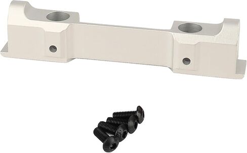 Aluminum Alloy Front Rear Bumper Mounting Mount for 1/10 RC Crawler Axial SCX10 Pro Car DIY Chassis Frame Kit Metal Upgrade Part (Silver) in Saudi Arabia