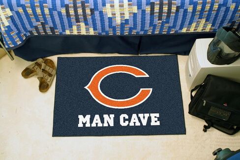FANMATS 14321 Kansas City Chiefs Man Cave Starter Mat Accent Rug - 19in. x 30in. | Sports Fan Home Decor Rug and Tailgating Mat in Saudi Arabia