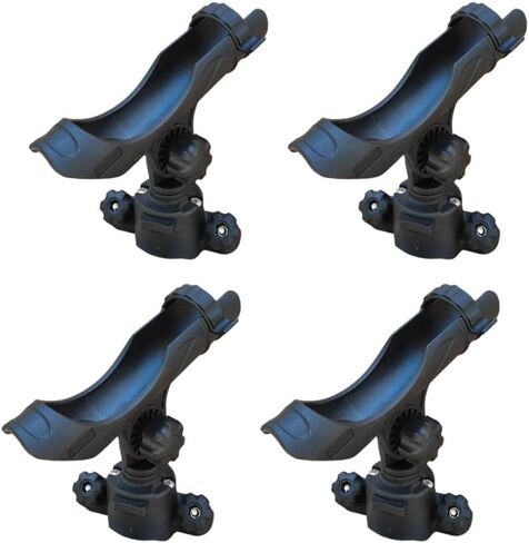 Brocraft 45 Degree Lund Boat Sport Track Rod Holder / Lund Boat Rod Holder - 4 Pack in Saudi Arabia