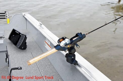 Brocraft 45 Degree Lund Boat Sport Track Rod Holder / Lund Boat Rod Holder - 4 Pack in Saudi Arabia