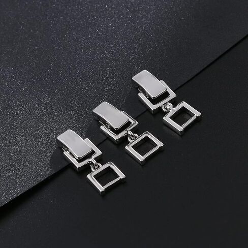 White Gold/Gold/Rose Gold Plated 3pcs Fold Over Clasp set for Bracelet or Necklace Jewelry Extender in Saudi Arabia