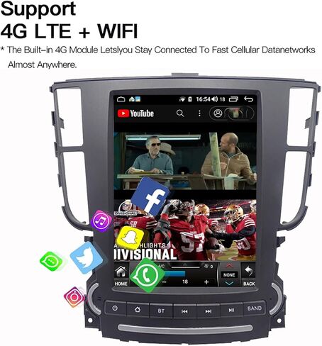 لـ Acura TL 2004-2008 Android 12 راديو ستيريو للسيارة 9.7 بوصة طراز تسلا شاشة IPS عمودية تعمل باللمس مع ملاحة GPS DSP مشغل وسائط متعددة للسيارة مدمج في Android AUTO Wireless Carplay، بلوتوث (4+64 جيجابايت) in Kuwait