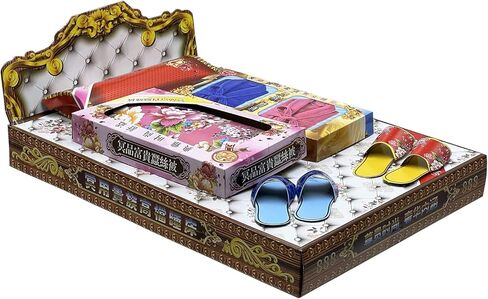 Ancestor Money - Chinese Joss Paper Twin Bed Papercraft, Sacrificial Supplies for Ancestor Deceased Family During Hungry Ghost Festival All Souls Day in Saudi Arabia