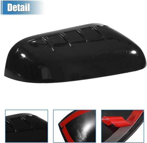 uxcell 1 Pair Left Right Chrome Plated Top Half Mirror Cover for Ford Explorer 2011-2015 in Saudi Arabia