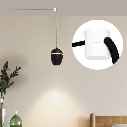 6 Pack Swag Hook for Ceiling Hanging Light, Ceiling Hooks for Hanging Lights, White Pendant Light Hanging Hook, DIY Lamp Hanging Electric Wire Cable Cord Chandelier Fixture Hardware Wall Hook in Saudi Arabia