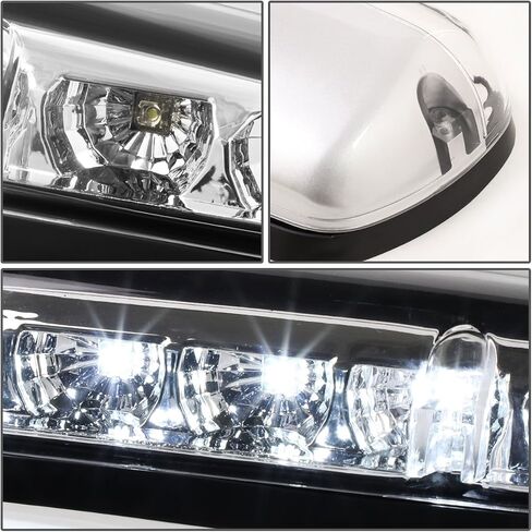 DNA Motoring CBL-CSIL02-CH-W LED سقف الكابينة العلوي عدسة مركزية مع زوج مصباح جانبي in Saudi Arabia
