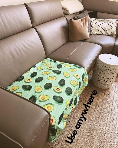 Waterproof Dog Bed Cover, Universal Washable slipcover for pet beds, Fun Avocado Print, Soft Jersey with Waterproofing for Dog/cat (Small/Medium 25 x 21 x 8 inches) in Saudi Arabia