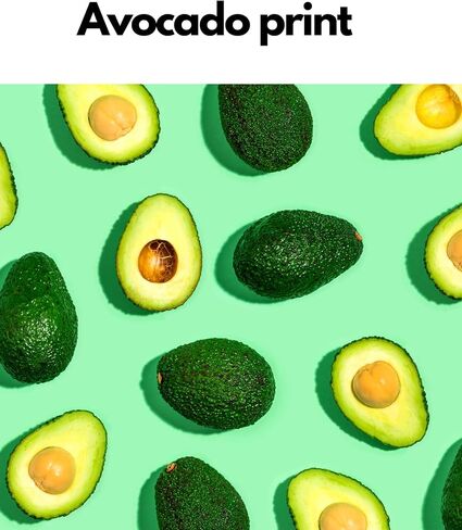 Waterproof Dog Bed Cover, Universal Washable slipcover for pet beds, Fun Avocado Print, Soft Jersey with Waterproofing for Dog/cat (Small/Medium 25 x 21 x 8 inches) in Saudi Arabia