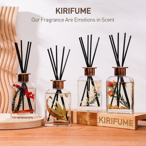 White Peach Oolong Tea Botanical Essential Oil Reed Diffuser Set/6.7oz/Fresh Bamboo, Eucalyptus/Decorative Air Freshener/Home, Office, Room Décor/Aromatherapy Gift/Scentsy Home Fragrance in Saudi Arabia