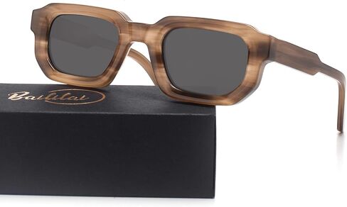 نظارات شمسية مستطيلة عصرية للنساء والرجال، وضوح عالي الوضوح، وحماية من الأشعة فوق البنفسجية، وتقليل الوهج A037 in Kuwait