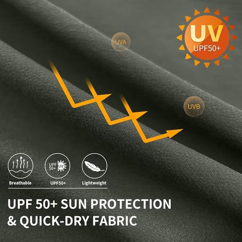 سترة صيفية للرجال خفيفة الوزن للحماية من الشمس سترة واقية من الرياح لصيد الأسماك بعامل حماية من الشمس SPF 50+ 1/2 سحاب in Kuwait
