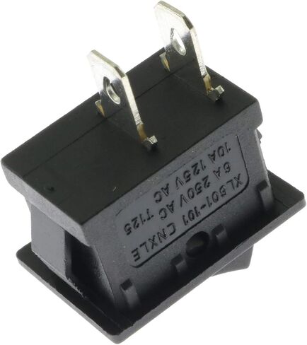 20-Pack 2 Pin Boat Rocker Power Switch Mini Black Toggle Switch Home Appliances Car Switch ON/Off 2 Position in Saudi Arabia