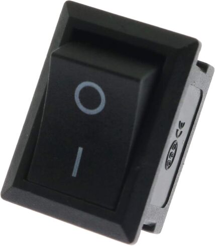20-Pack 2 Pin Boat Rocker Power Switch Mini Black Toggle Switch Home Appliances Car Switch ON/Off 2 Position in Saudi Arabia