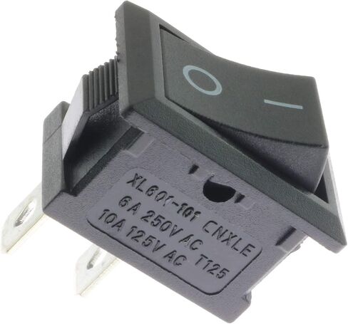 20-Pack 2 Pin Boat Rocker Power Switch Mini Black Toggle Switch Home Appliances Car Switch ON/Off 2 Position in Saudi Arabia