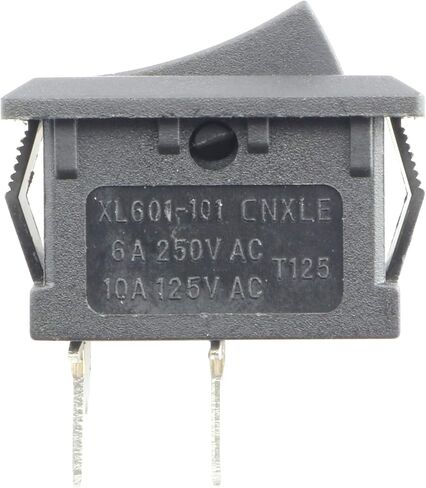 20-Pack 2 Pin Boat Rocker Power Switch Mini Black Toggle Switch Home Appliances Car Switch ON/Off 2 Position in Saudi Arabia