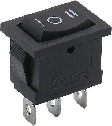 Baomain الروك التبديل AC 6A / 250V 10A / 125V 3 محطة SPDT ON / OFF / ON 3 موقف المفاجئة في القارب (5PCS) in Saudi Arabia