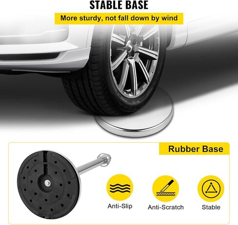 vevor 4 قطع من الفولاذ المقاوم للصدأ عمود قائمة الانتظار، حبال مخملية حمراء فضية، حواجز حبل 38 بوصة حواجز التحكم في الحشود لمستلزمات الحفلات in Kuwait