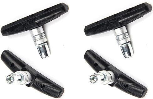 زوجان من أحذية الفرامل العالمية، بدون ضوضاء 70 مم كتل فرامل على شكل حرف V عالمية مع صامولة سداسية وفواصل للدراجات الجبلية MTB in Kuwait