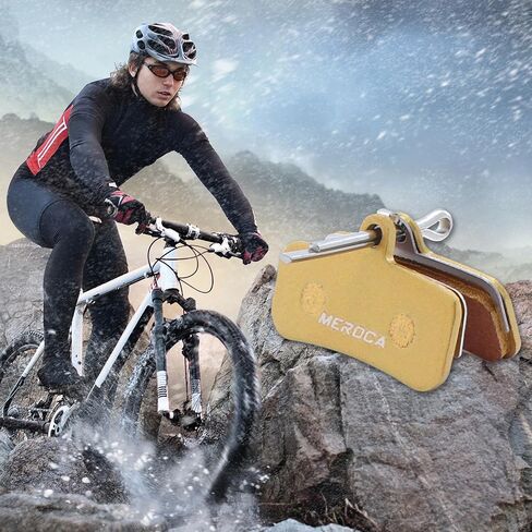 زوجان من وسادات فرامل الدراجة متوافقة مع Shimano Saint M810 820 ZEEM640 QUADIEM أربعة مكابح بستون، شبه معدنية، وسادات فرامل قرصية من الراتنج in Saudi Arabia