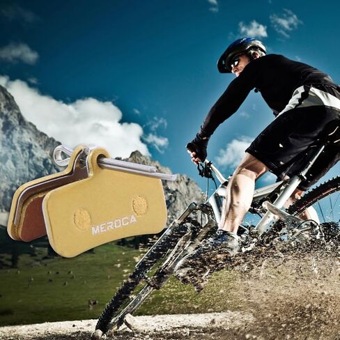 زوجان من وسادات فرامل الدراجة متوافقة مع Shimano Saint M810 820 ZEEM640 QUADIEM أربعة مكابح بستون، شبه معدنية، وسادات فرامل قرصية من الراتنج in Saudi Arabia