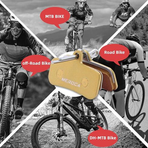 زوجان من وسادات فرامل الدراجة متوافقة مع Shimano Saint M810 820 ZEEM640 QUADIEM أربعة مكابح بستون، شبه معدنية، وسادات فرامل قرصية من الراتنج in Saudi Arabia