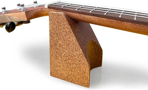 Guitar Neck Rest, Natural Cork Guitar Neck Support Pillow Cradle Holder, Guitar Workstation String Instrument Tool for String Changing, Repair, Cleaning in Saudi Arabia