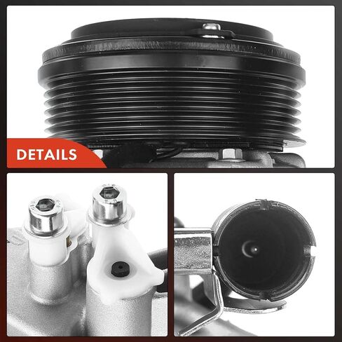 A-Premium Air Conditioner AC Compressor with Clutch Compatible with Mini Cooper 1.6L 2002-2006 in Saudi Arabia