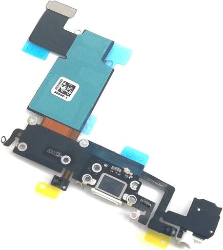 Charging Port Headphone Jack Flex Cable Replacement for iPhone 6S Plus (5.5'') - White in Saudi Arabia