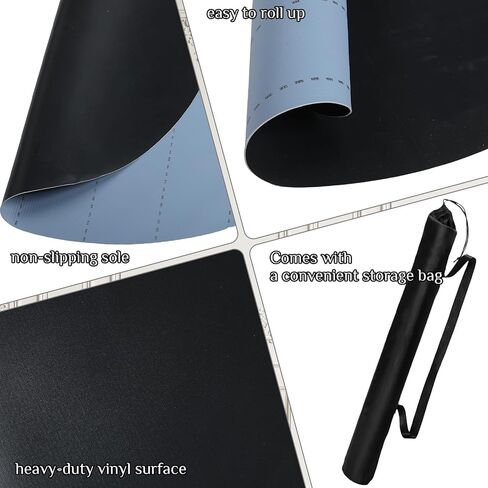 33 Inch Portable Dance Floor Smooth Flooring Ballet Floor Round Vinyl Dance Floor Mat for Home Stage Studios Kids Adults Practice Improve in Saudi Arabia