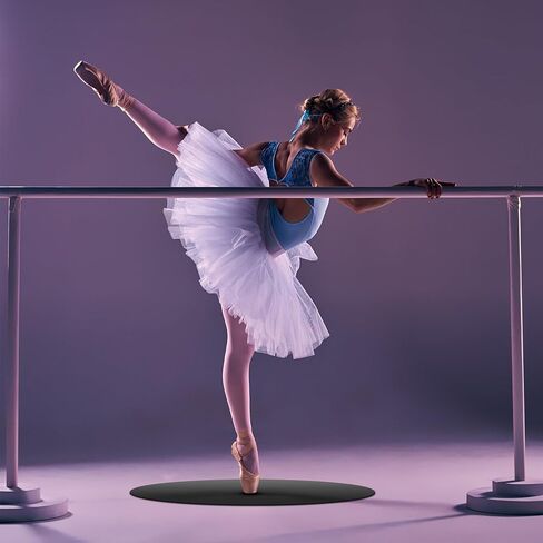 33 Inch Portable Dance Floor Smooth Flooring Ballet Floor Round Vinyl Dance Floor Mat for Home Stage Studios Kids Adults Practice Improve in Saudi Arabia