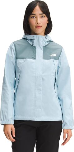 سترة أنتورا النسائية المقاومة للماء من THE NORTH FACE (مقاس قياسي وحجم كبير)، أزرق عفريت/أزرق بيتا، 1X in Saudi Arabia