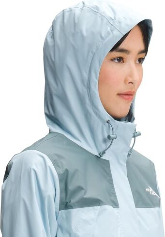 سترة أنتورا النسائية المقاومة للماء من THE NORTH FACE (مقاس قياسي وحجم كبير)، أزرق عفريت/أزرق بيتا، 1X in Saudi Arabia