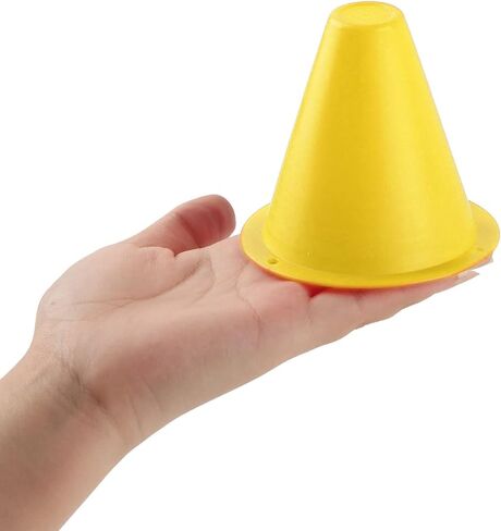 Cocoarm Pack of 10 Marker Cones, Football Marker Cones, Traffic Cones, Marker Cones, Training aids, Multifunctional Cones for Children, Football, Equestrian Sports, Home Fitness and Dog Training in Saudi Arabia